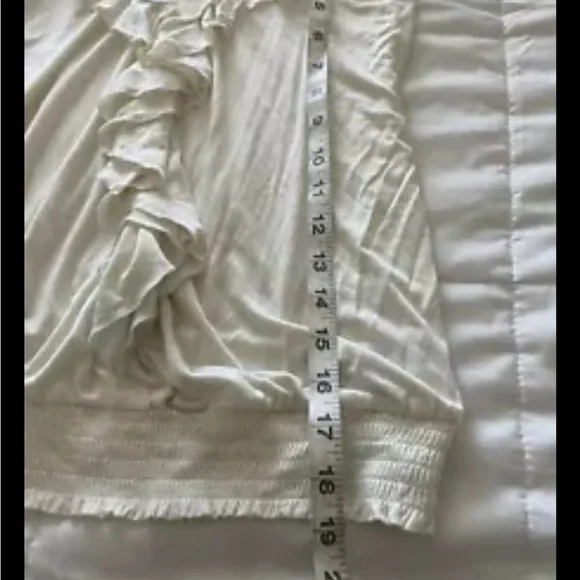 Forever 21 Women's Cream Ruffle Dress - Picture 2 of 7